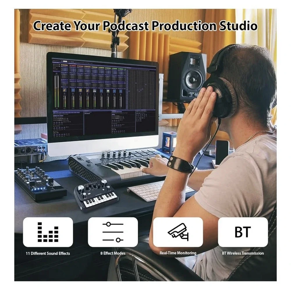 KTV Live‎ Broadcast Sound Card Audio Recording Desktop Singing Lossless
